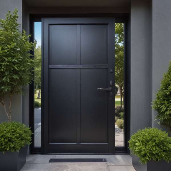 Professionnel Agir-Serrurerie Annemasse installant porte garage basculante motorisée avec isolation thermique optimale pour client Haute-Savoie