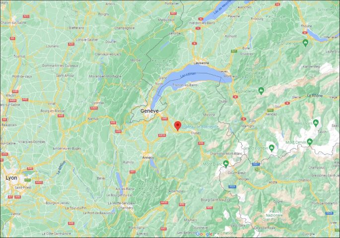 carte bonneville haute savoie google maps